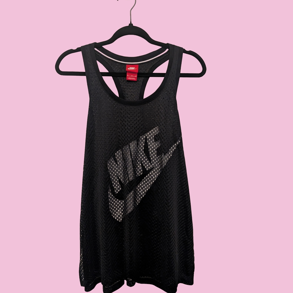 Nike Black Mesh Tank Top